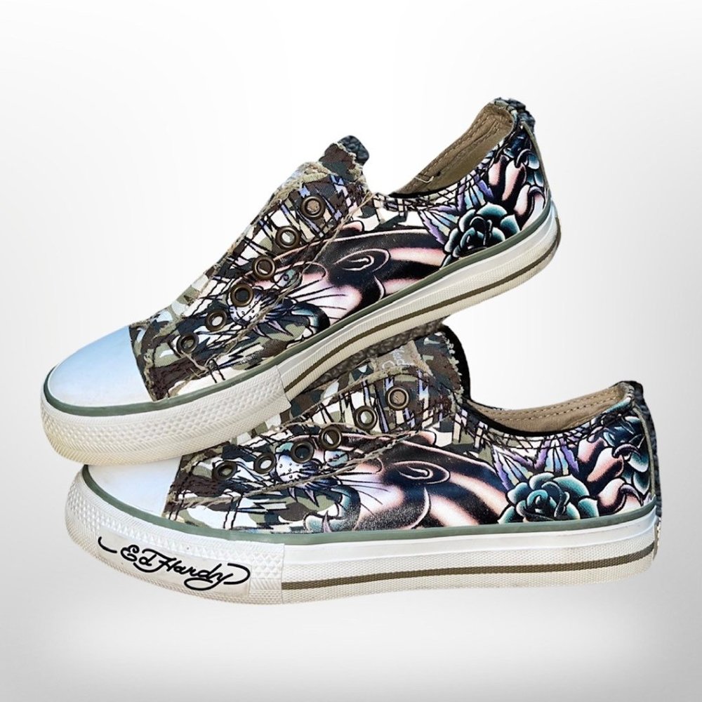 Ed Hardy Slip On Sneaker